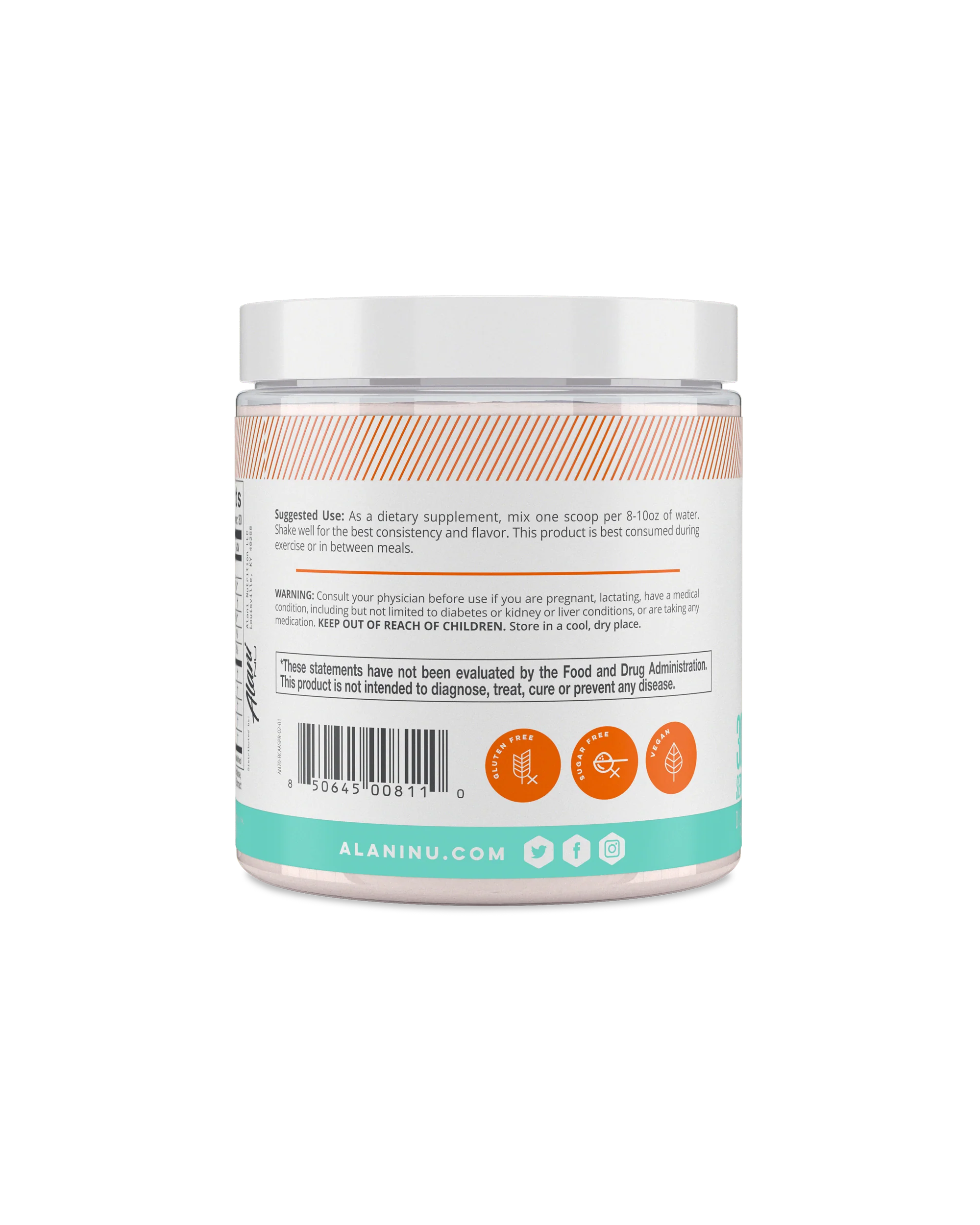 Alani Nu Featured BCAA - Sour Peach Rings - Image 5