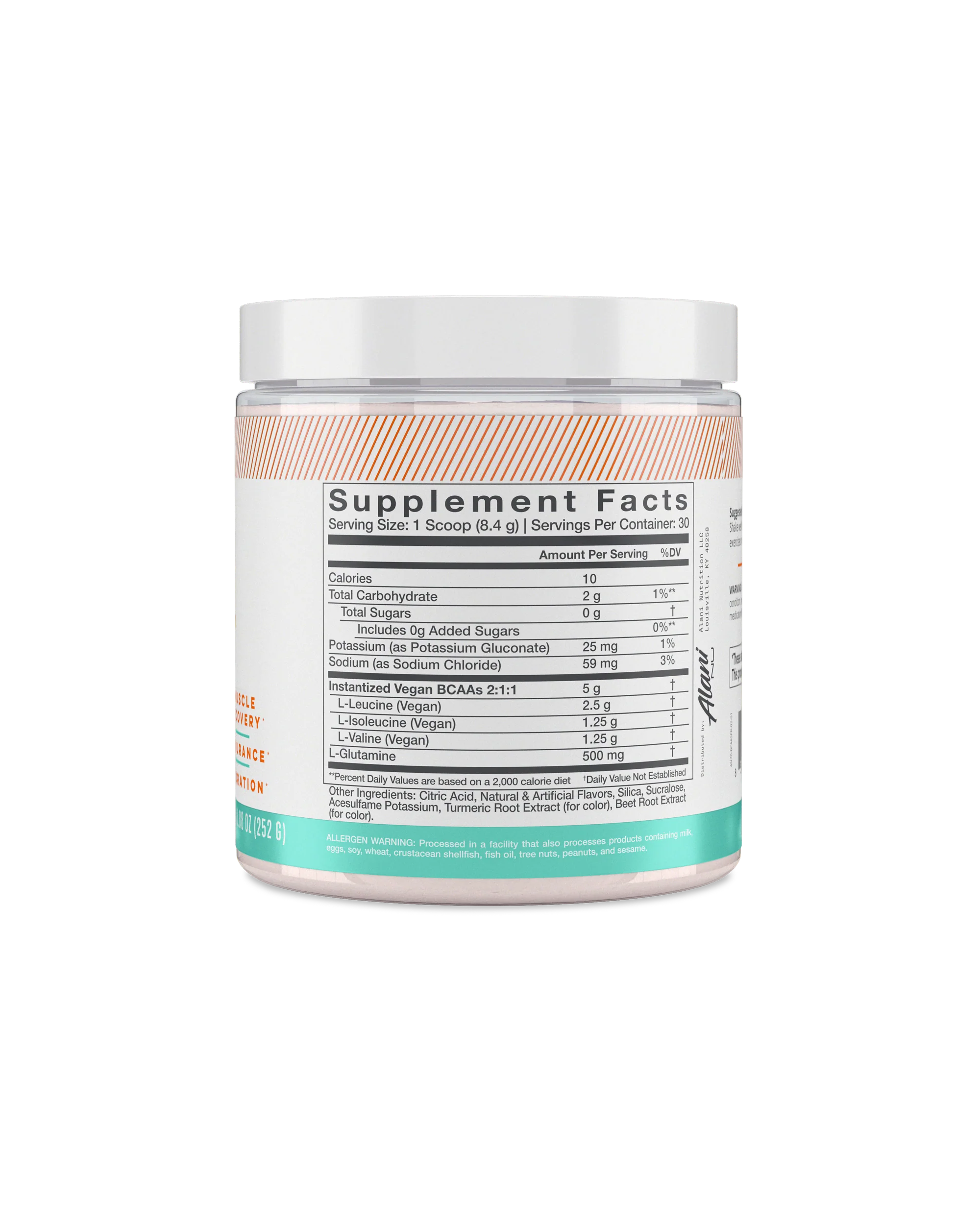 Alani Nu Featured BCAA - Sour Peach Rings - Image 2