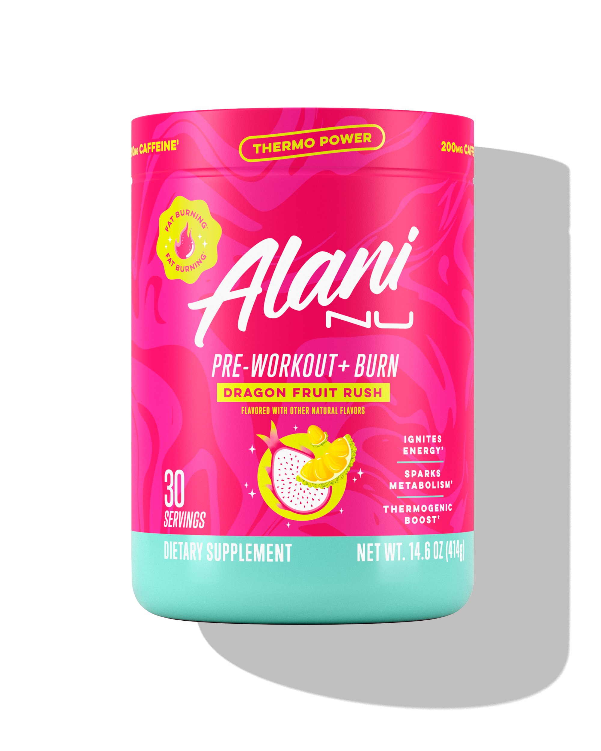 Alani Nu Featured pre-workout+ burn - dragon fruit rush