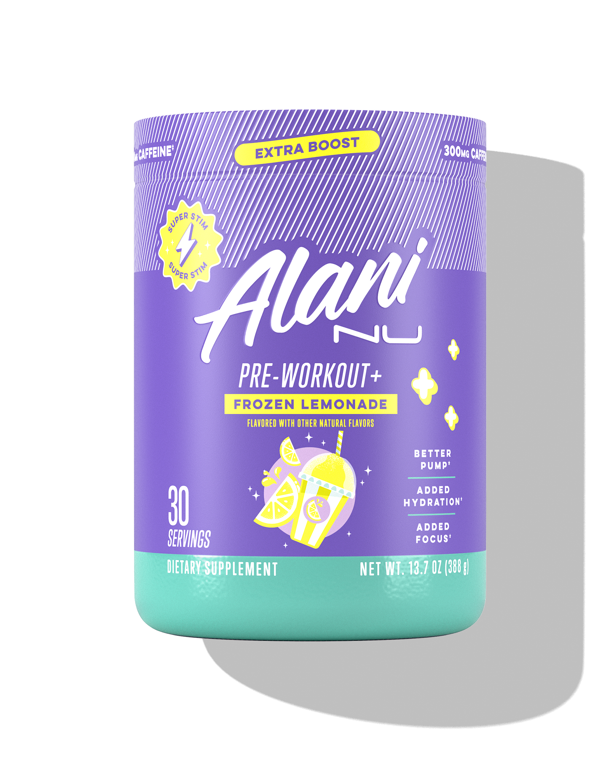 Alani Nu Featured pre-workout+ - frozen lemonade