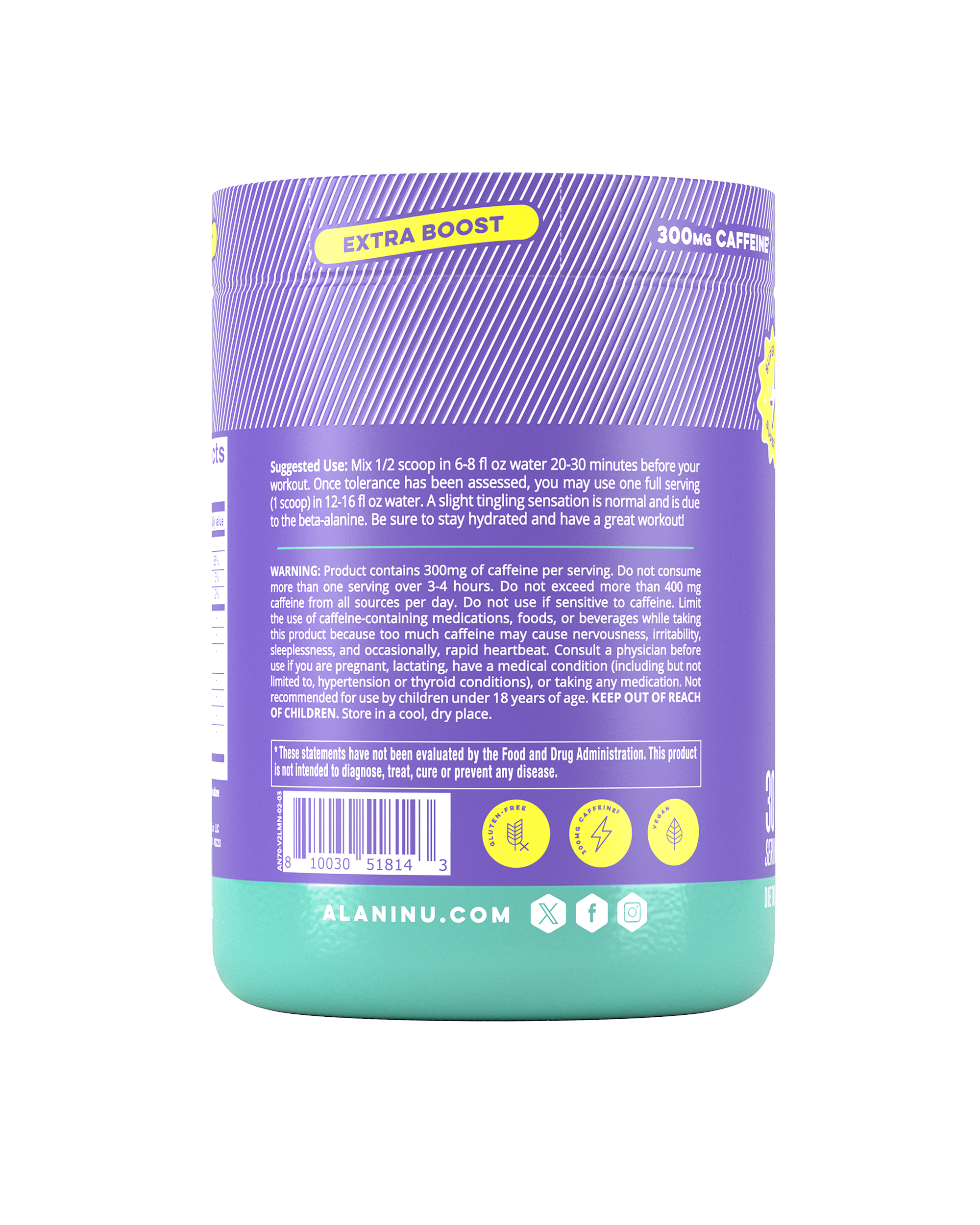 Alani Nu Featured pre-workout+ - frozen lemonade - Image 3