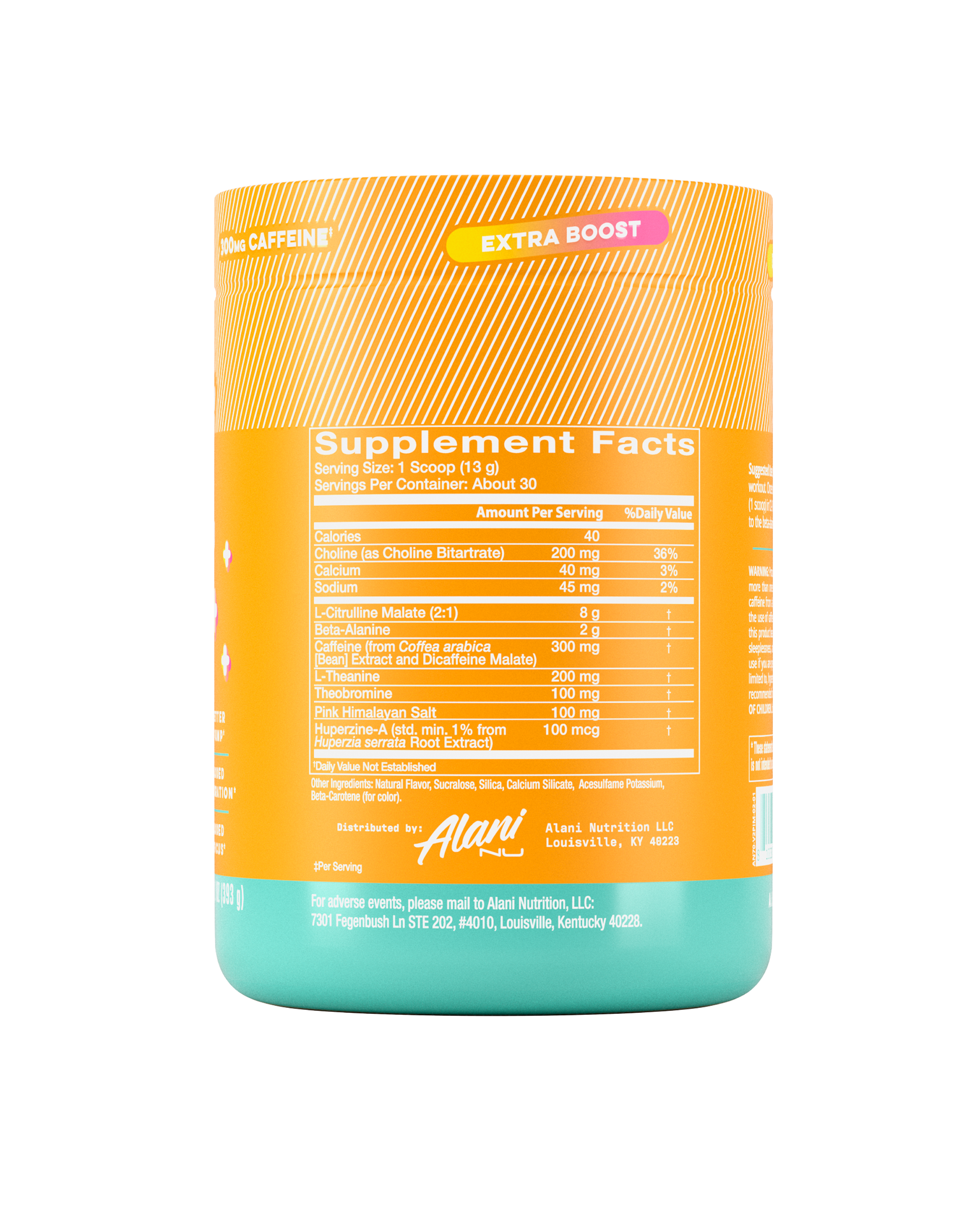 Alani Nu Featured pre-workout+ - paradise swirl - Image 2