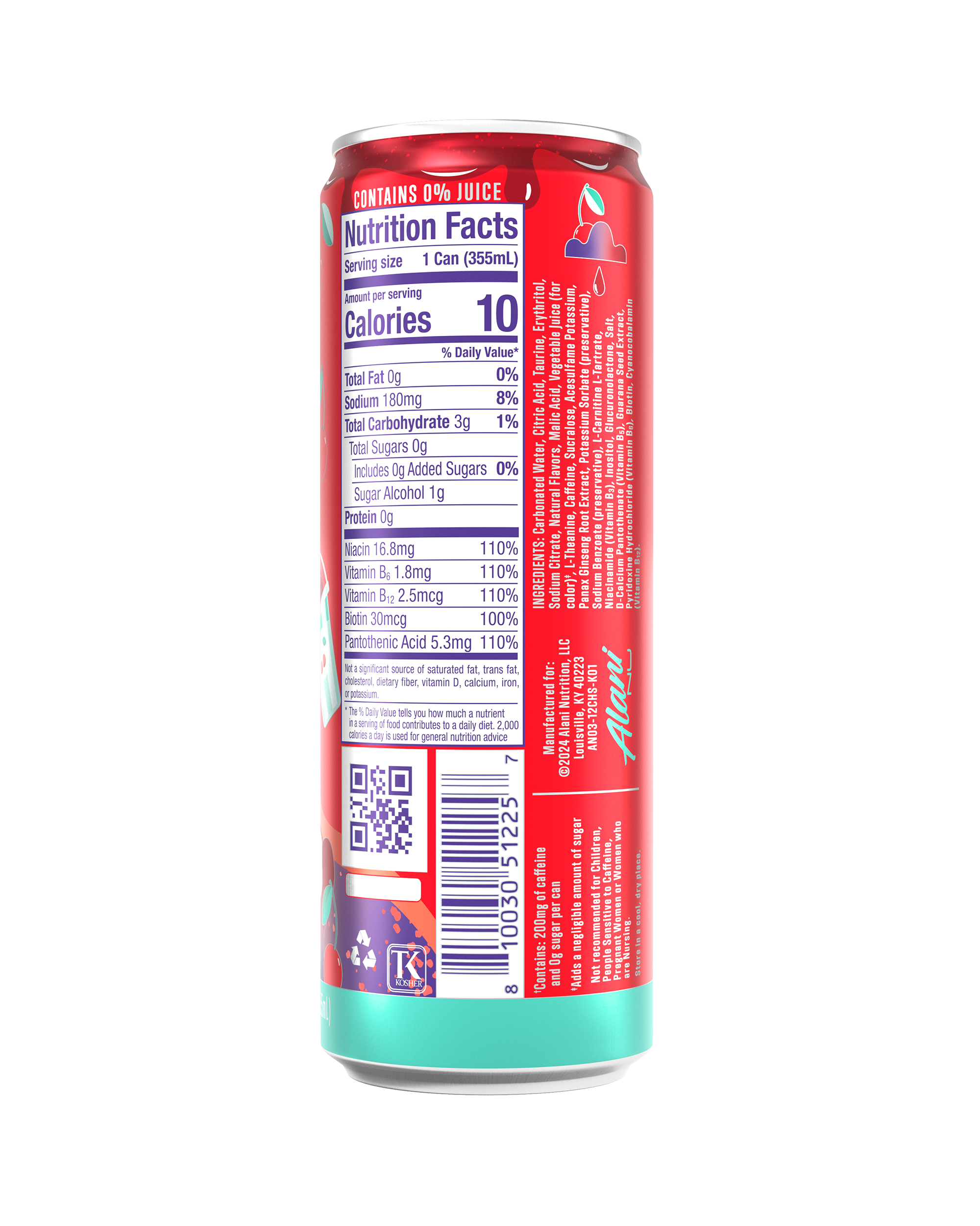 Alani Nu Featured energy drink - cherry slush - Image 3